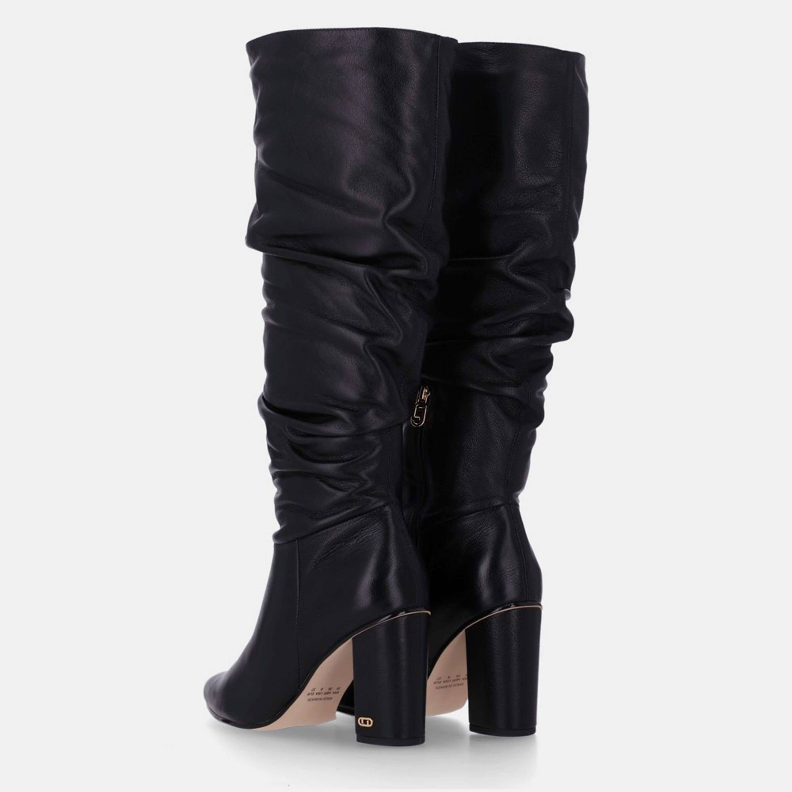 Bota Cano Longo Saara Preto - Luz da Lua - Imagem 3