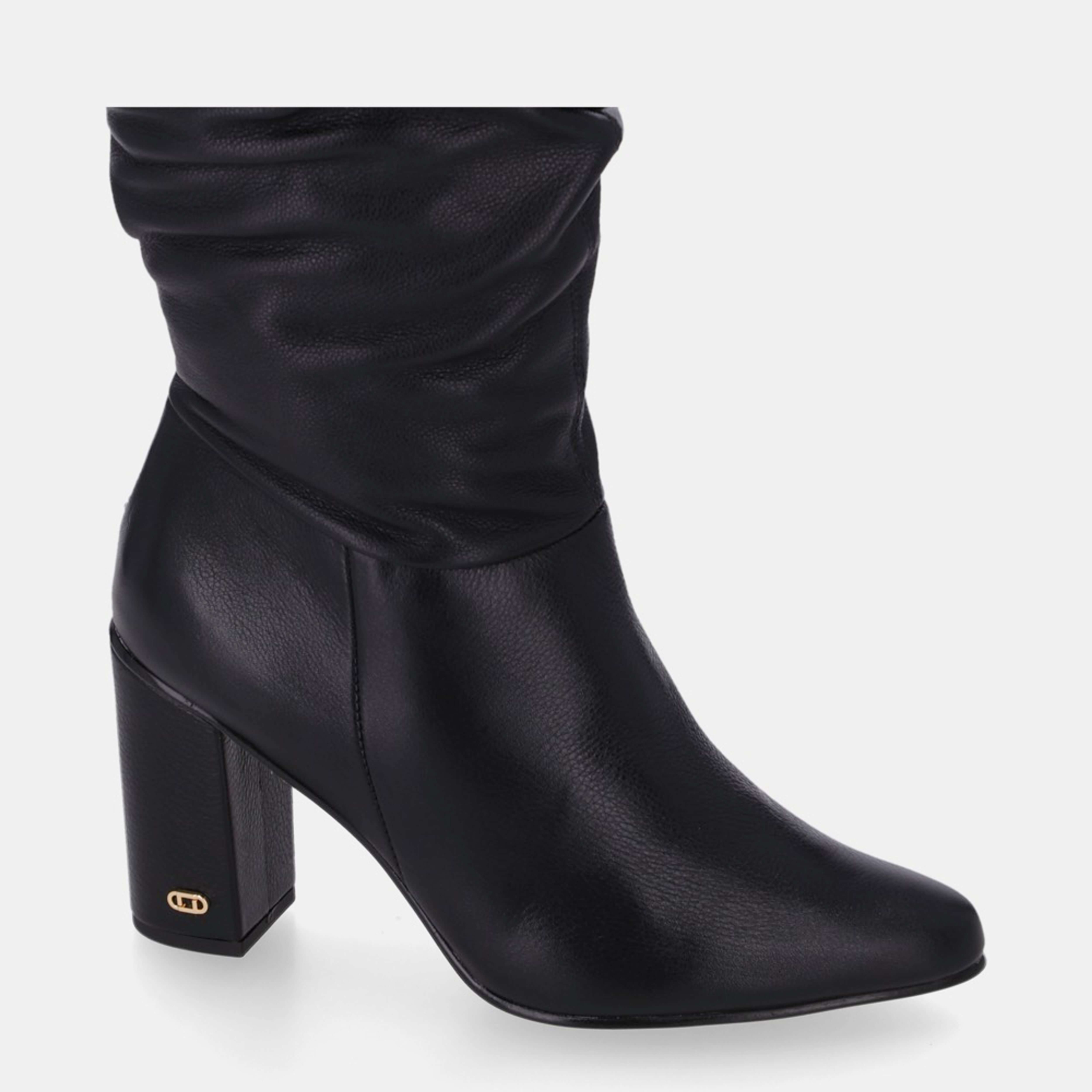 Bota Cano Longo Saara Preto - Luz da Lua - Imagem 4