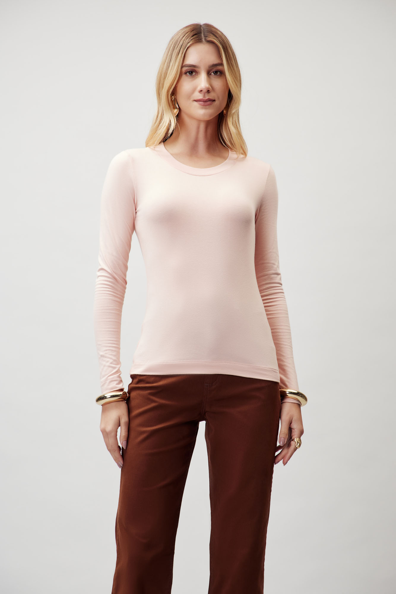 BLUSA JUSTA - FLOR DE LIS