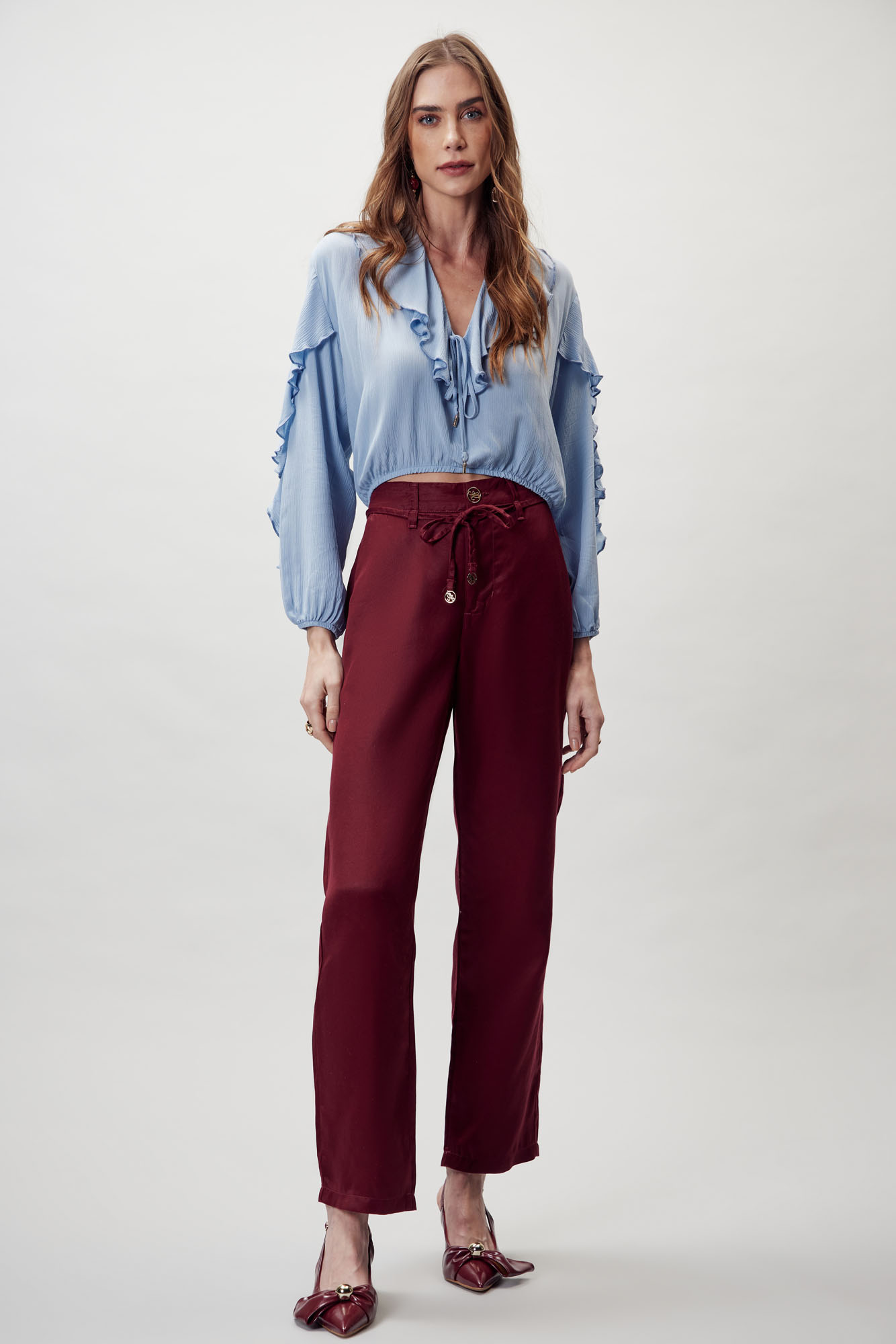 BLUSA SOLTA - FLOR DE LIS - Imagem 6