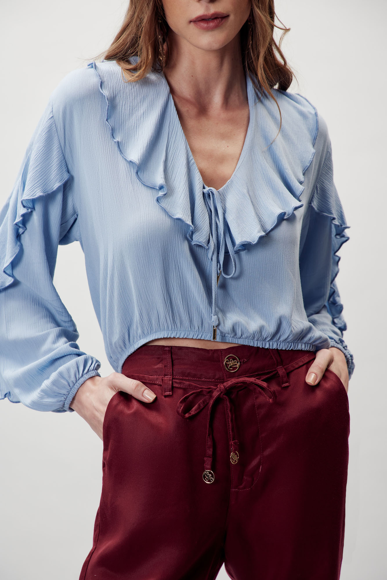 BLUSA SOLTA - FLOR DE LIS - Imagem 5