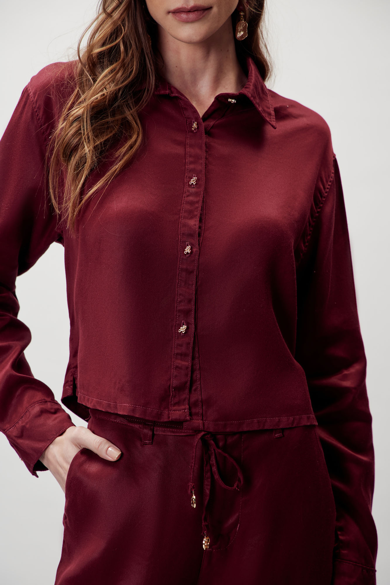 CAMISA SOLTA - FLOR DE LIS - Imagem 3