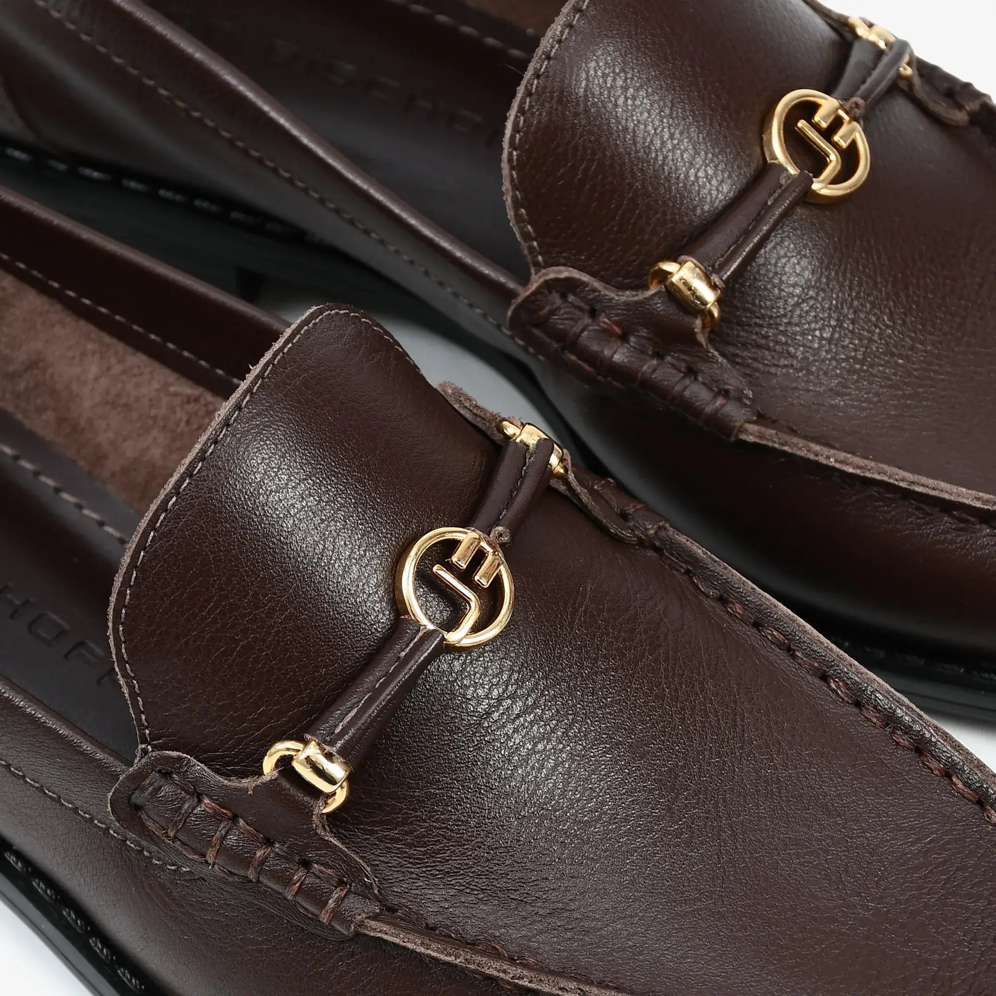 Loafer Marrom Florença Bridão Mandala Couro - Jorge Bischoff - Imagem 4